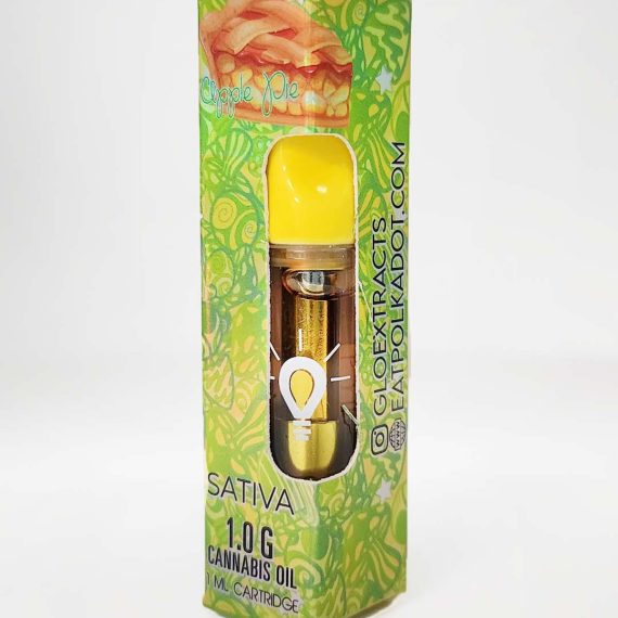 Glo x Polka Dot: Premium Cannabis Extract Cartridges Apple Pie