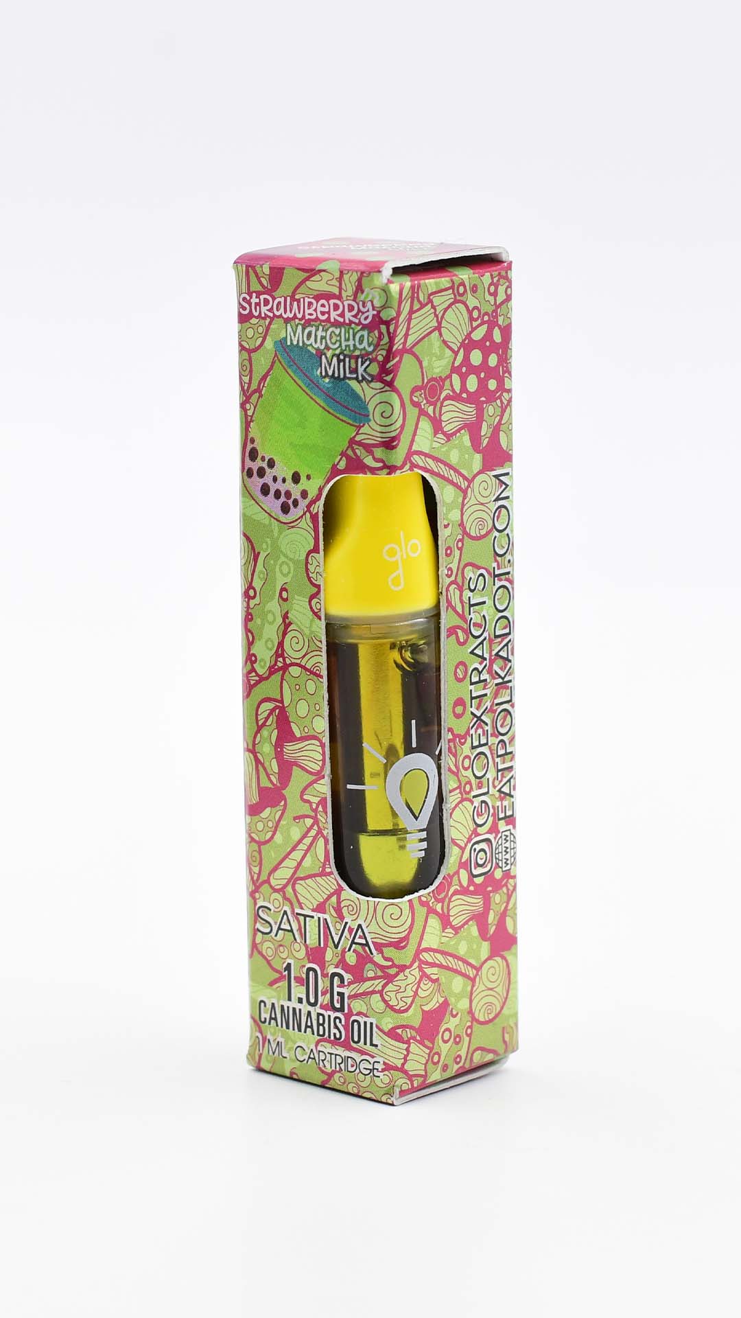 Premium Cannabis Extract Cartridges Strawberry Matcha Milk